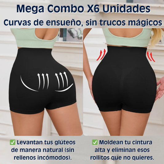 Combo X6 Short Moldeador Con Faja™  ¿Lista para dejar a todos boquiabiertos?