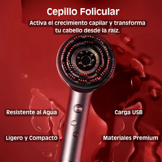 Cepillo Folicular™ Cabello Más Grueso y Fuerte en Tiempo Récord