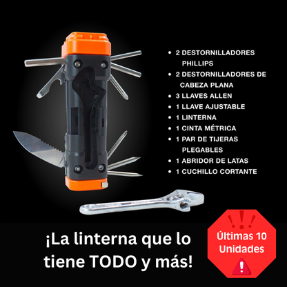 Linterna 13en1™ Construida Para Resistirlo Todo