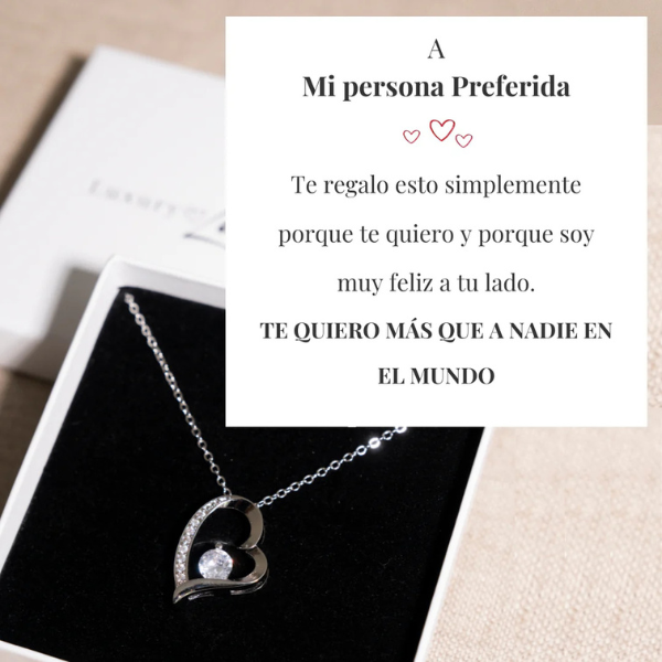 Collar Amor Eterno™  Sorprende Con Lujo y Emoción