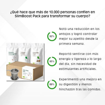 SlimBoost Pack™ El secreto natural para un cuerpo más ligero y definido