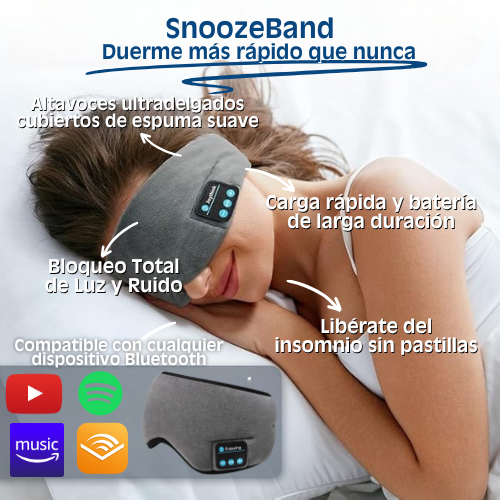 SnoozeBand™  No más noches dando vueltas en la cama