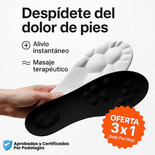Plantillas Stepprs™  El alivio que empieza en tus pies y se siente en todo tu cuerpo.™