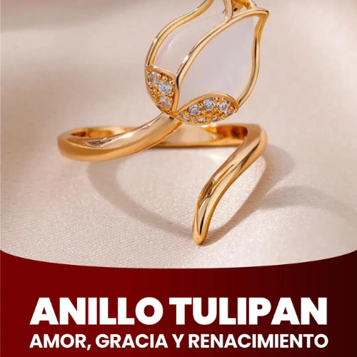 Anillo Tulipán Ajustable™ ¡Joyería Exclusiva!