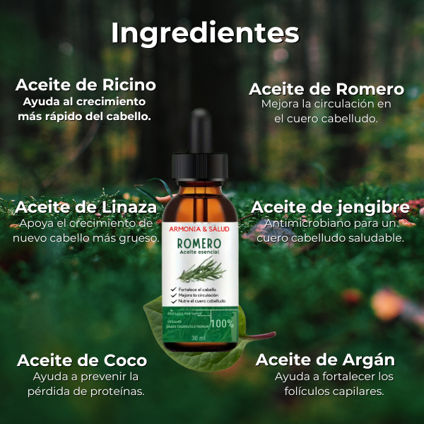 Aceite Natural™ ¡Transforma tu cabello en tiempo récord!